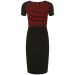 Dorothy Perkins Short Sleeve Striped 2-In-1 Pencil Dress