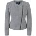 Viyella Black & White Zip Through Jacket. Size 18