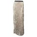 Be Beau Pewter Lightweight Crushed Velvet Maxi Skirt