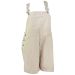 Maternity Cropped Dungarees / Playsuit. Size 8-10.