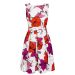 F&F Large Abstract Floral Pintuck A-Line Dress
