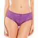 Playtex Royal Purple Flower Lace Brief. Size XL / UK 16