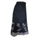 Planet Black Embroidered A-Line Skirt. Size 8