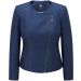 Viyella Blue Tweed Zip Through Jacket