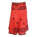 Monsoon Red Embroidered A-Line Skirt