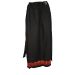 Lane Bryant Boho Embroidered Hem Side Split Drawstring Waist Cotton Maxi Skirt