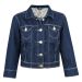 New Look Navy 3/4 Sleeve Cropped Denim Jacket