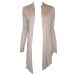 Dorothy Perkins Silvery Grey Lightweight Long Sleeve Draped Cardigan