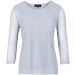 Viyella Petite Round Neck Crochet Top. Size: Small