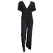 River Island Wrap Wide Leg Polka Dot Jumpsuit