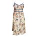 Monsoon Cream V-Neck Crochet Trim Strappy Dress