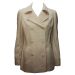Viyella Light Cream Double Breasted Wool & Cashmere Blend Coat. Size 8