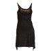 Dorothy Perkins Scoop Neck Webbed Jewelled Glitter Hanky Hem Dress