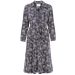 Eastex Scattered Dot Belted Jersey Dress