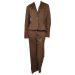 SOUTH Brown Smart 2-Piece Trouser Suit. Sizes 8-10