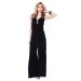 South Black Belted Wide Leg Jumpsuit. Size 10