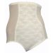 M&S Ivory Light Control Lacey Waist Cincher