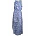 Atmosphere Floral Print Asymmetric Dipped Hem Maxi Dress
