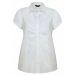 Yoursclothing Short Sleeve Work Blouse With Ruching Detail