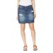 SOUTH Ripped Distressed Denim Mini Skirt. Size 8.