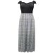 Scarlett & Jo Sweetheart Neck Monochrome Maxi Dress