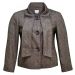 Elvi Vintage Style Sparkly Brown Jacket