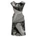 White Stuff Abstract Paisley Monochrome Dress