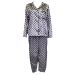 M&S Abstract Circle Long Sleeve Satin Pyjamas