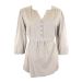 Monsoon 3/4 Sleeve Striped Shirt / Tunic
