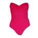 ASOS Ruched Bodice Strapless Bandeau Bodysuit / Leotard