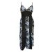 Zara Wrap Bodice V-Neck Strappy Maxi Dress