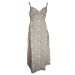 MONSOON Khaki V-Neck Cross-Over Wrap Bodice Strappy Dress