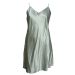 M&S Pale Mint Satin Chemise. Size 12