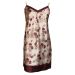 M&S Abstract Floral Print Satin Chemise