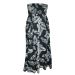 Monsoon Elasticated Bodice Strapless / Multiway Butterfly Print Dress