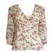 M&S Cream Floral Chiffon Twinset