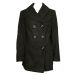 EWM Black Shawl Collar Double Breasted Winter Coat