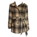 BHS Super Soft Wool Blend Belted Winter Jacket Coat