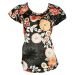 John Rocha Black Short Sleeve Satin Top