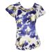 John Rocha Blue Short Sleeve Satin Top
