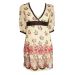 Monsoon V-Neck 3/4 Sleeve Chiffon Cami Dress