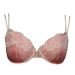 BHS Peach Padded Underwired Lace Detail Balcony Bra. Size 38C
