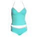 MISS LEPEL Sporty Blue Halterneck 2-Piece Tankini Set