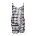Supersoft Blue Check Flannel Playsuit/PJS/Onesie