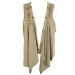 M&S Khaki Waterfall Jersey Waistcoat / Cardigan / Cover-Up. Size 18