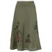 Laura Ashley Embroidered A-Line Skirt
