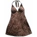 M&S Animal Print Longline Halterneck Swimsuit/Swimdress