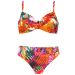 Naturana Jungle Print Underwired High Leg Bikini Set - Style 72442- Size 10 / 32B