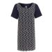 White Stuff Daisy Embroidered Navy Blue Tunic Shift Dress