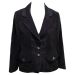 Viyella Navy Corduroy Cord Fitted Jacket. Size 8
